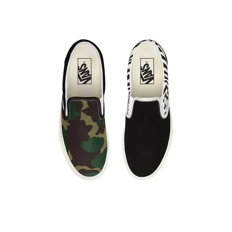 Vans Slip On Classic Mismatched Camo Zebra-4