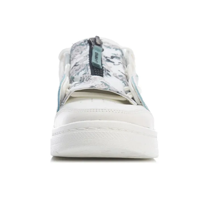 LiNing Wei Wu PRO Skateboard Shoes Men Low Top White/Green/Brown-3