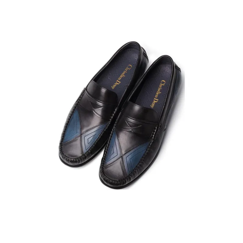 Chrisdien Deny Loafers Men's Gray-2