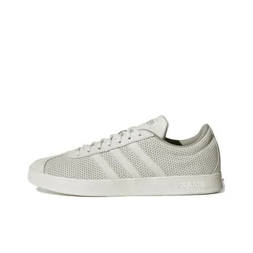 Adidas Neo VL Court 2.0 Skateboard Shoes Women's Low-Top Gray/White