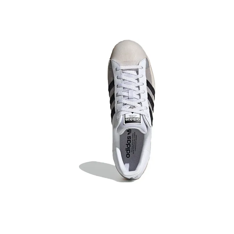 Adidas Superstar 'White Light Charcoal'-4