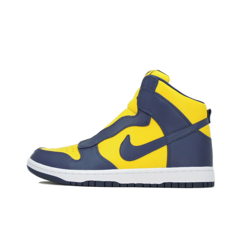 Blue and yellow nike high tops online