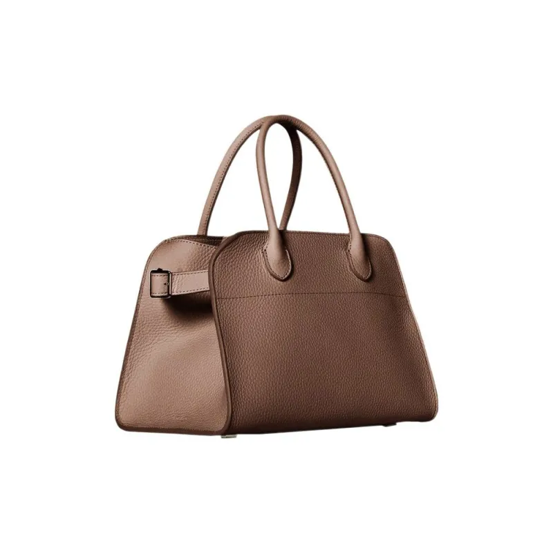 THE ROW Margau Leather Tote Bag Shopping Bag Handbag Women's Tan-1