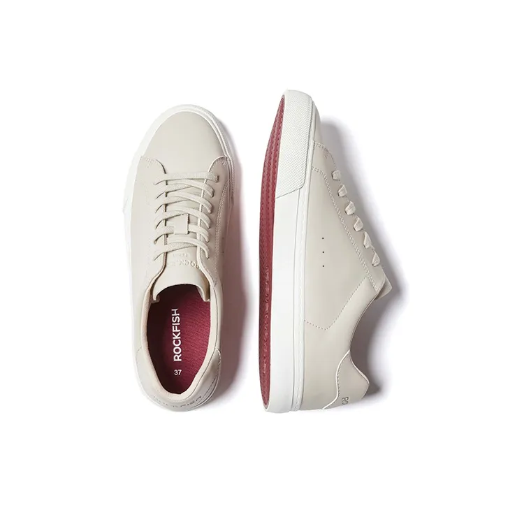 Rockfish Low Top Skateboard Shoes Women's Beige-2