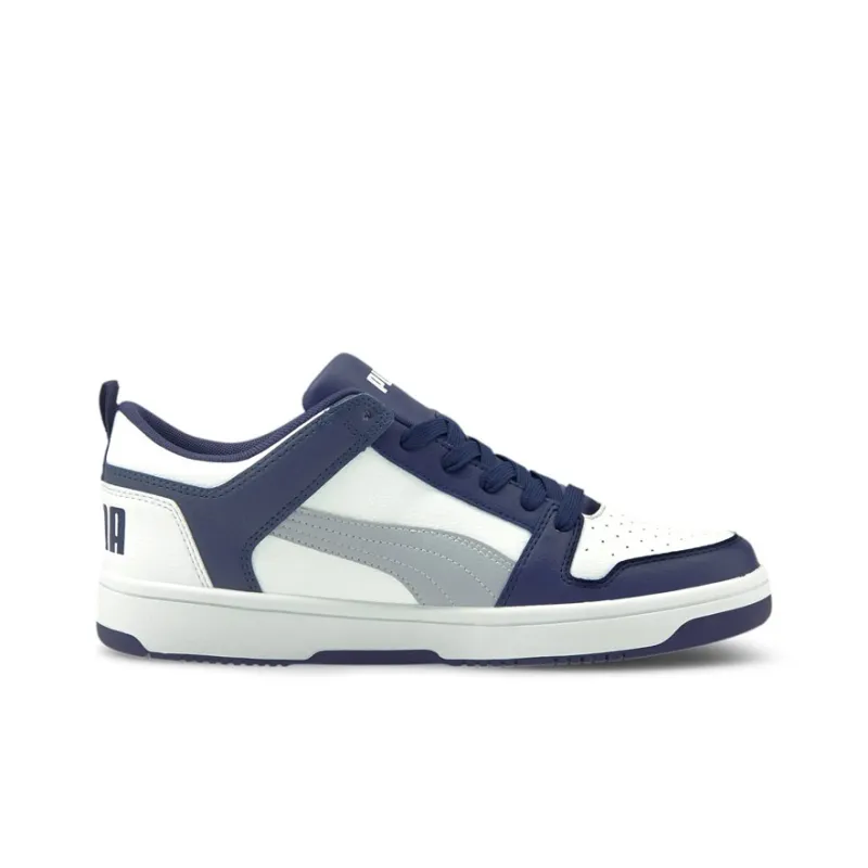 PUMA Rebound Lay Up Lo Sl Low Top Board Shoes Blue/White-1