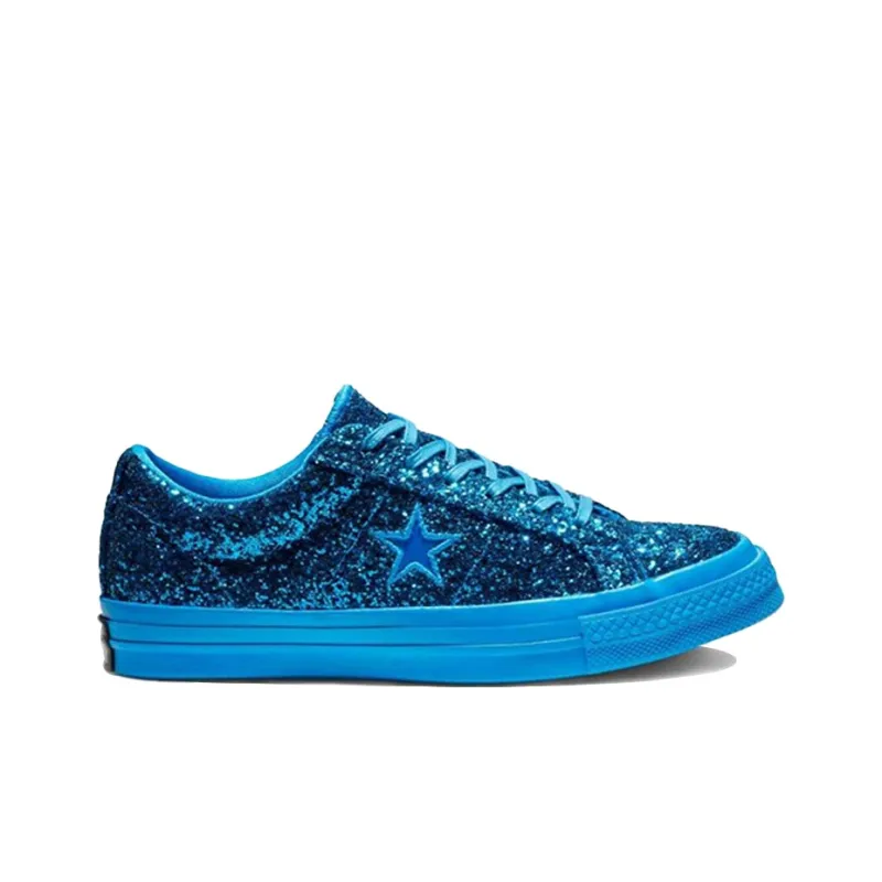 Converse One Star Shoes Blue-1