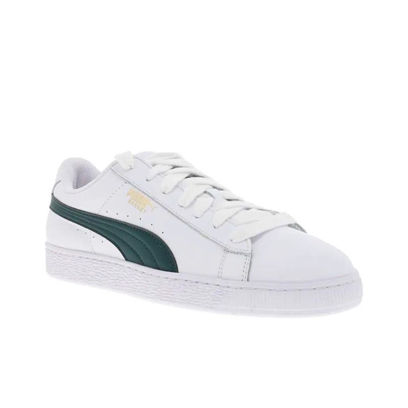 PUMA Basket Lfs White/Green-2