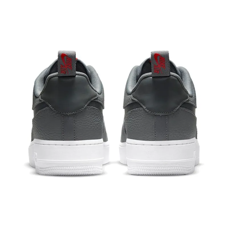 Nike Air Force 1 Low LV8 Smoke Grey Red Reflective Swoosh-4