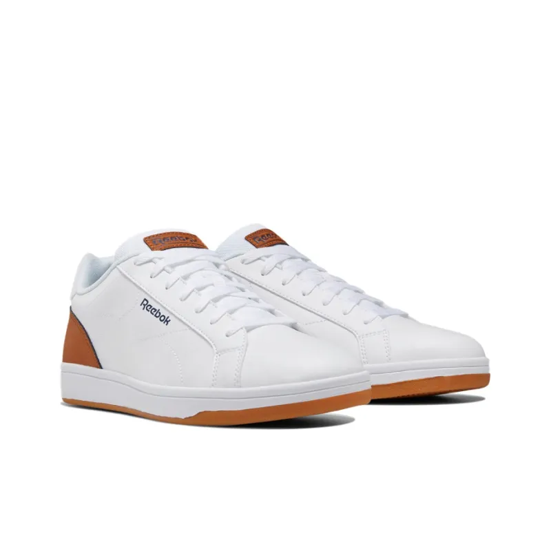 Reebok Royal Complete Clean Low Top Skateboard Shoes Men's White Brown-2