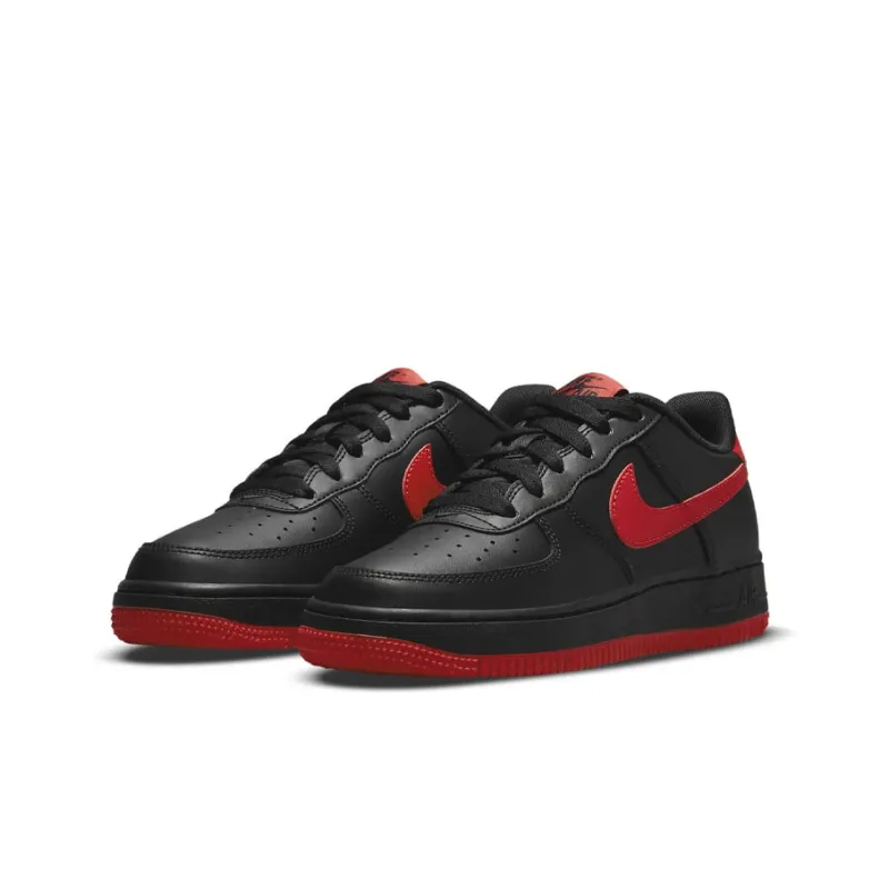 Nike Air Force 1 Low '07 Black University Red GS-2