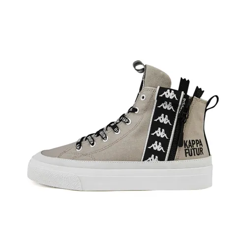 Kappa BANDA Skateboard Shoes Unisex High-Top Oxford Brown