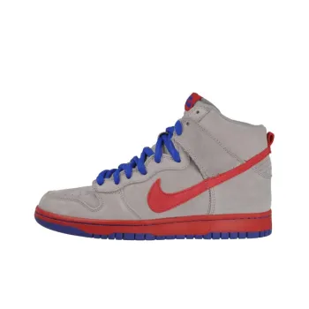 Nike Sb Dunk High Medium Grey Varsity Red Old Royal