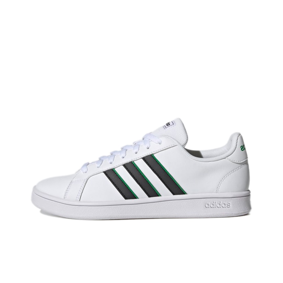 Smiley X Adidas Neo GRAND COURT Skateboard Shoes Unisex Low Top White POIZON