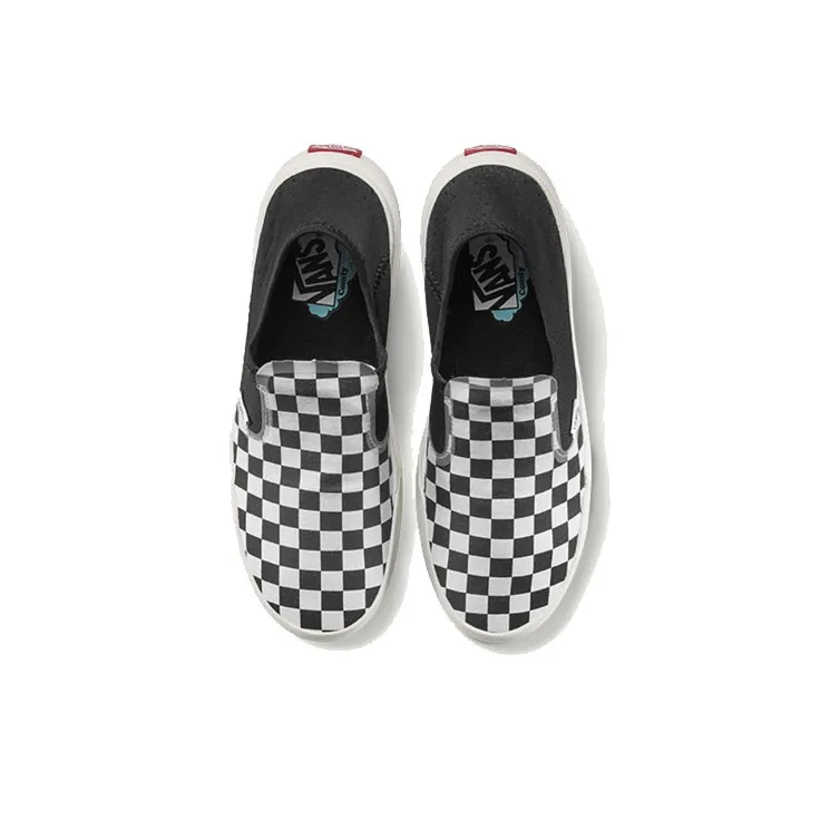 Vans Subtle Checkerboard Shoes Black/White-2