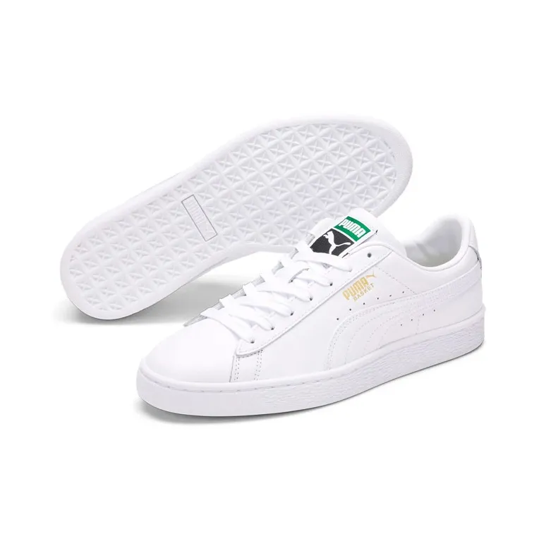 PUMA Basket Classic 21 'Triple White' Women's-3