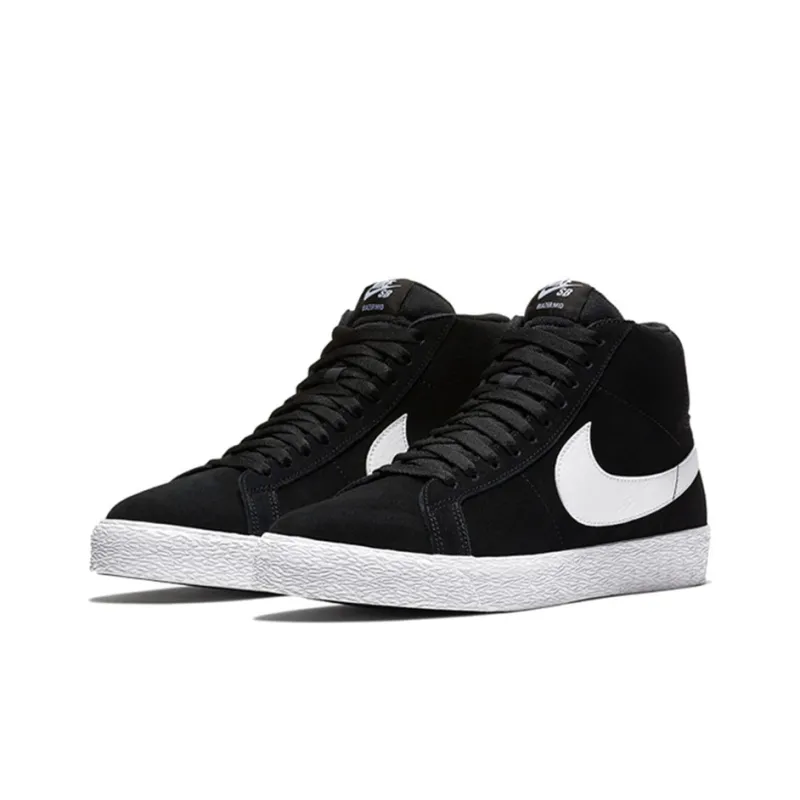 Nike SB Zoom Blazer Mid Black White-2