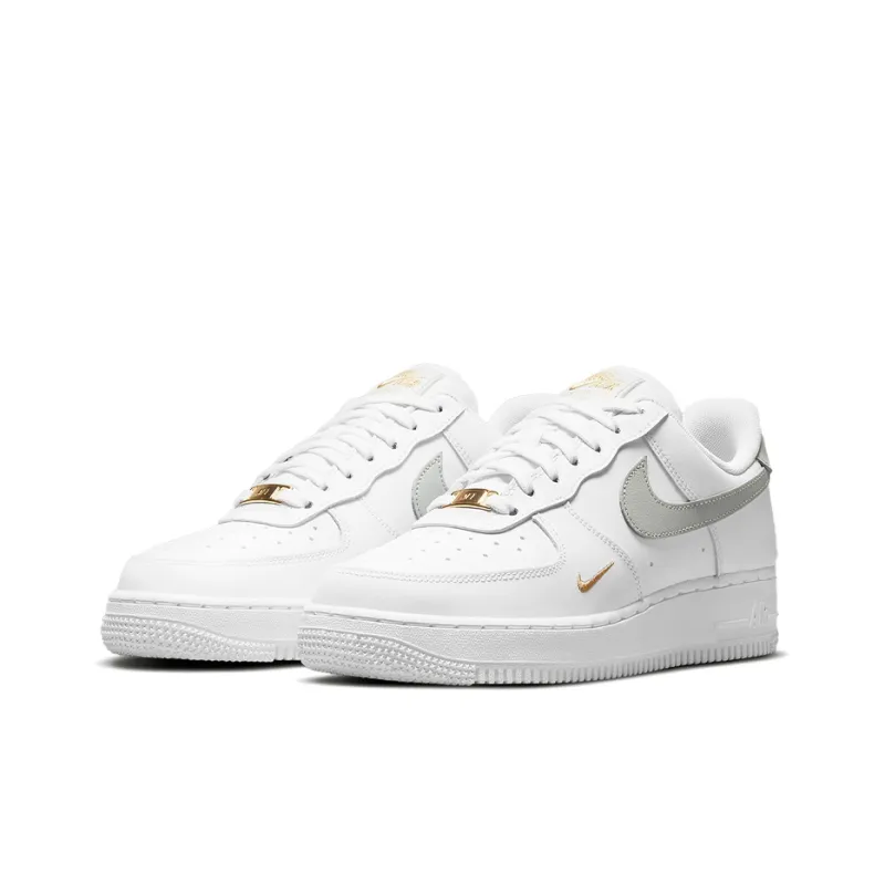 Nike Air Force 1 Low White Grey Gold Women's-2
