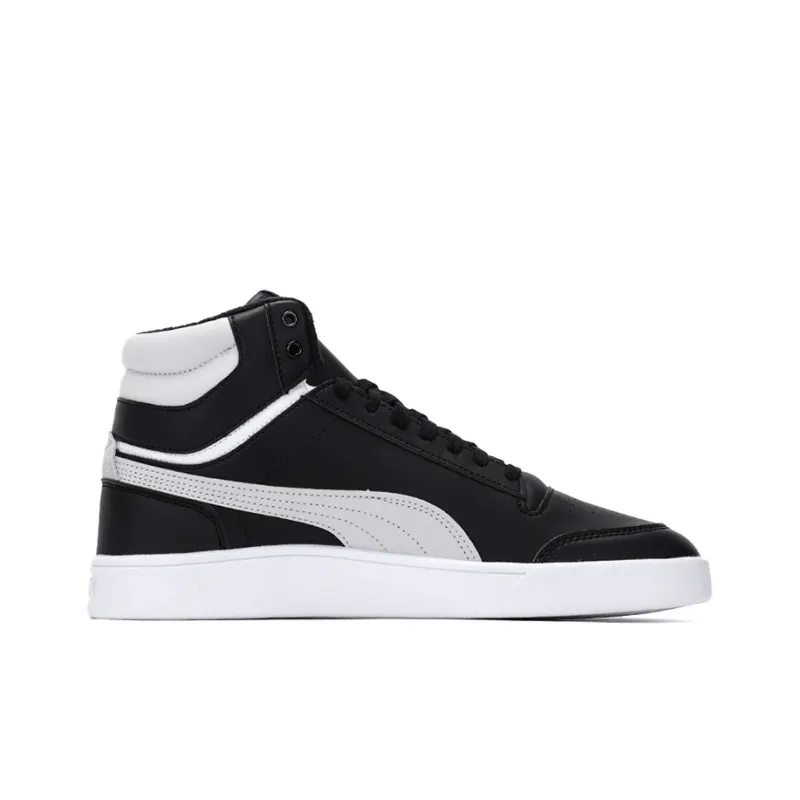 PUMA Shuffle Mid Wtr 'Black White Team Gold'-1
