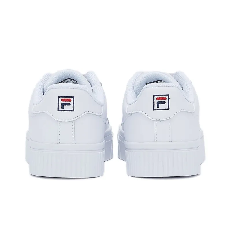 FILA Wear-Resistant Slip-Resistant Cushioning Low-Top Skateboard Shoes Unisex White-4