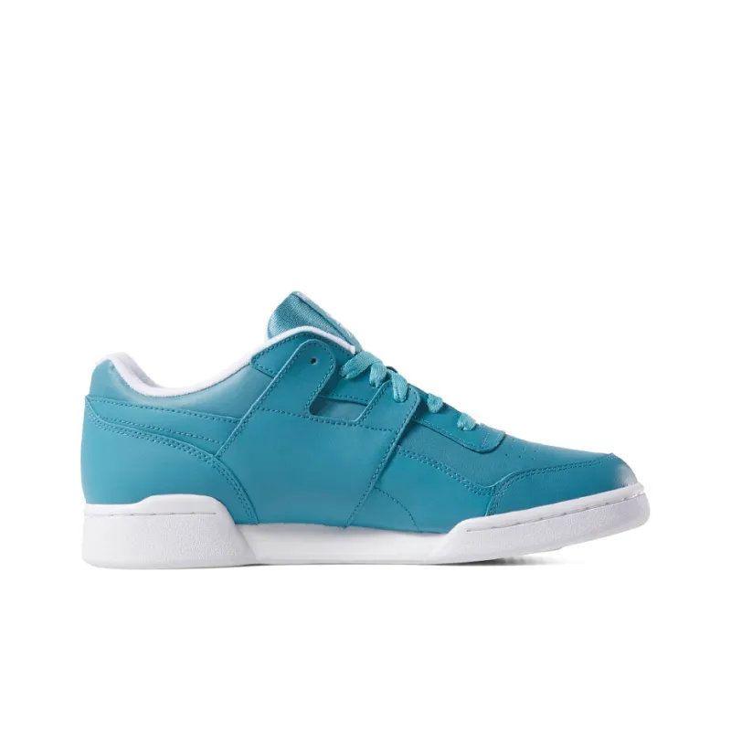 Reebok Workout Skateboard Shoes Men Low-Top Lake Blue-1