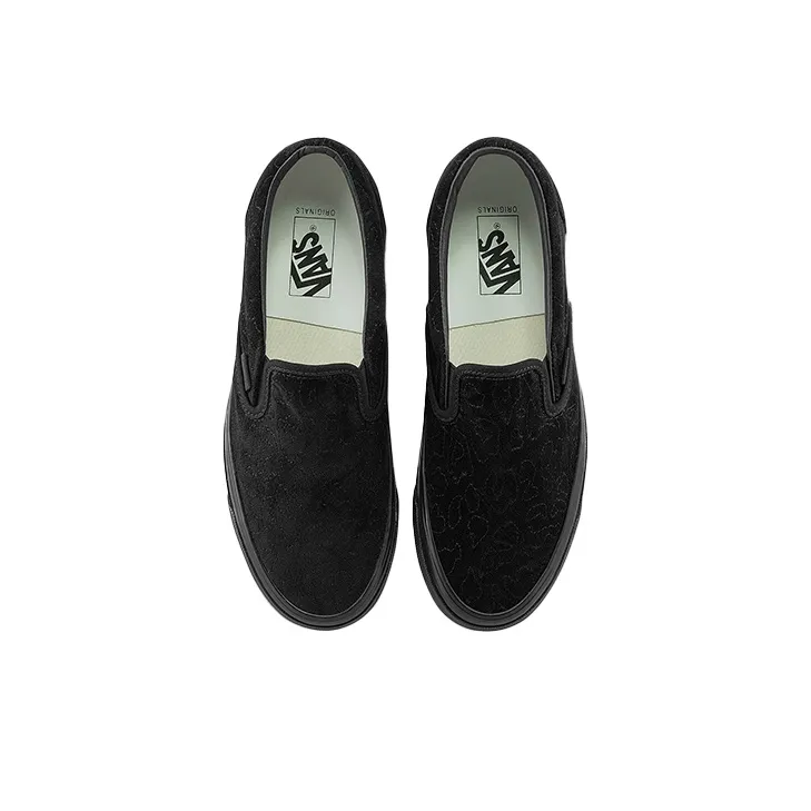 Vans Og Classic Slip On Lx 'Velvet Emboidery Leopard Black'-3