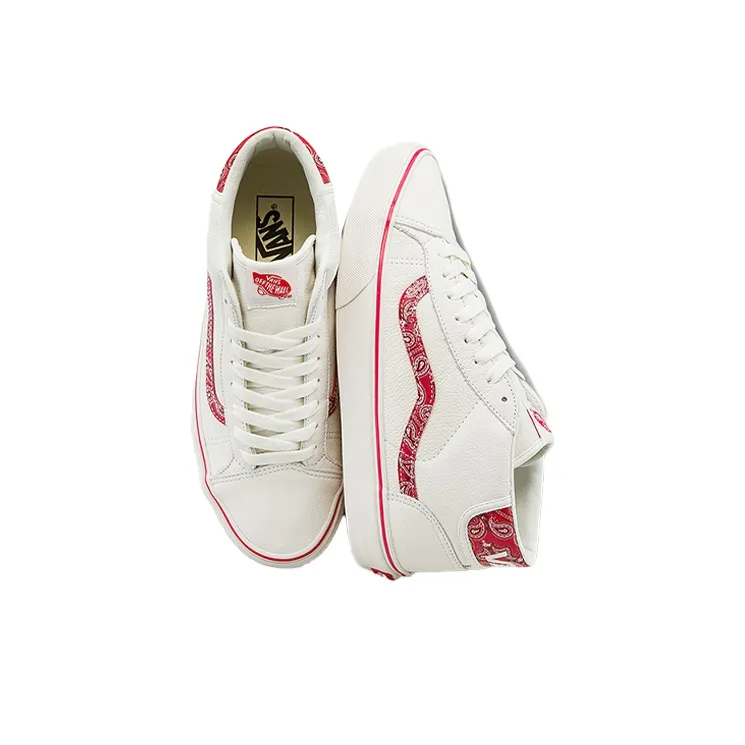 Vans Mid Skool 37 'Sport Paisley White Red'-4
