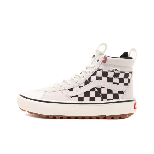 Vans SK8 Skateboard Shoes Unisex High-Top White/Grey/Black