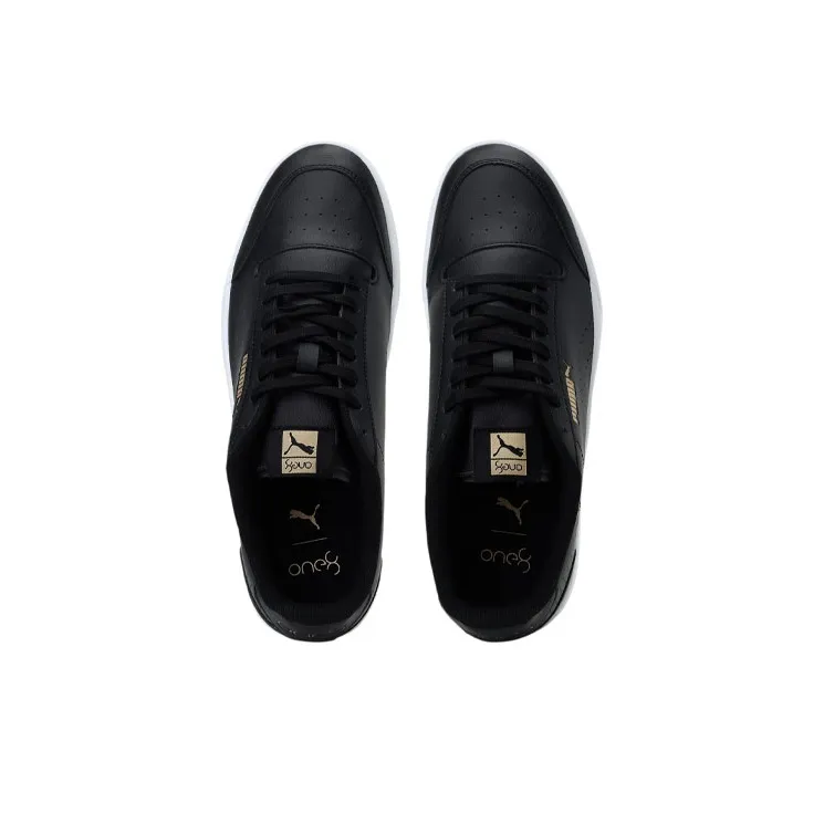 PUMA Shuffle Perf One8 Balance Lightweight Low-Top Skateboard Shoes Women's Black White-2