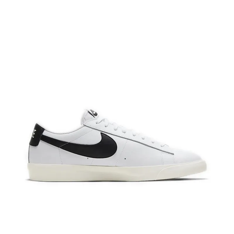 Nike Blazer Low Leather White Black-1