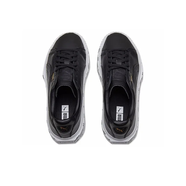 PUMA Breaker Retro Low Top Casual Skate Shoes Unisex Black-3
