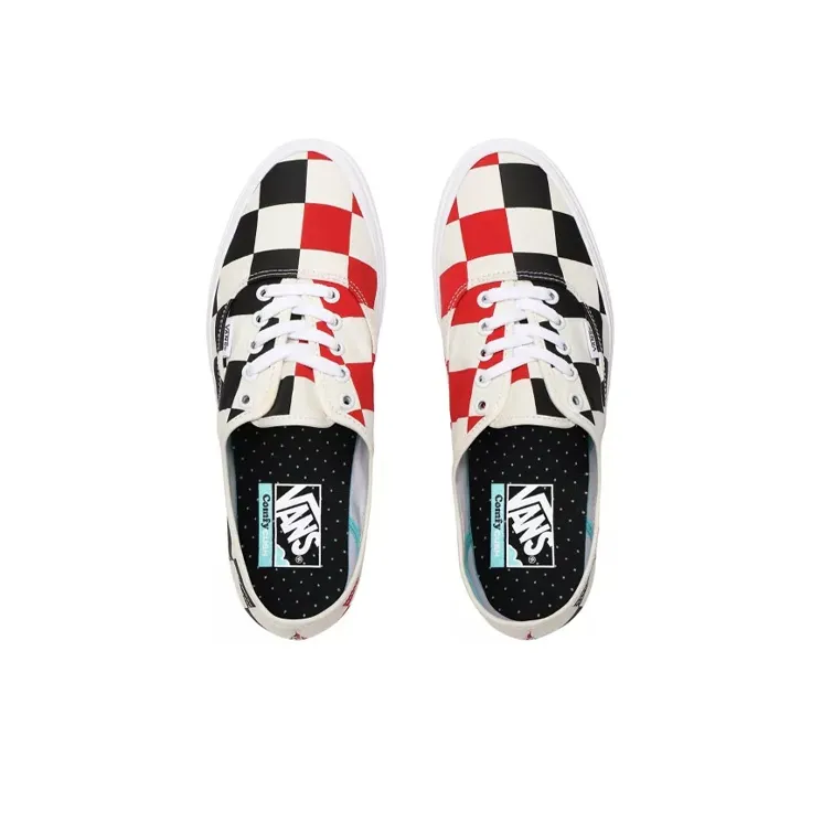 Vans Comfycush Authentic 'Black White Red'-3