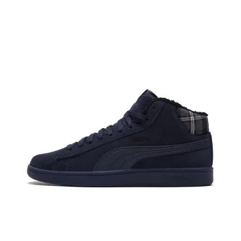 PUMA Smash V2 Mid Wtr Fleece Blue/Black Mid Board Shoes