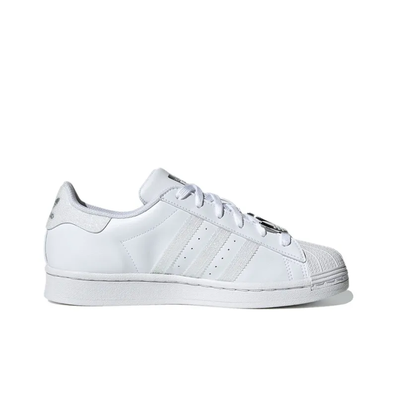 Adidas Originals Superstar For White/Silver/Grey Women's-1