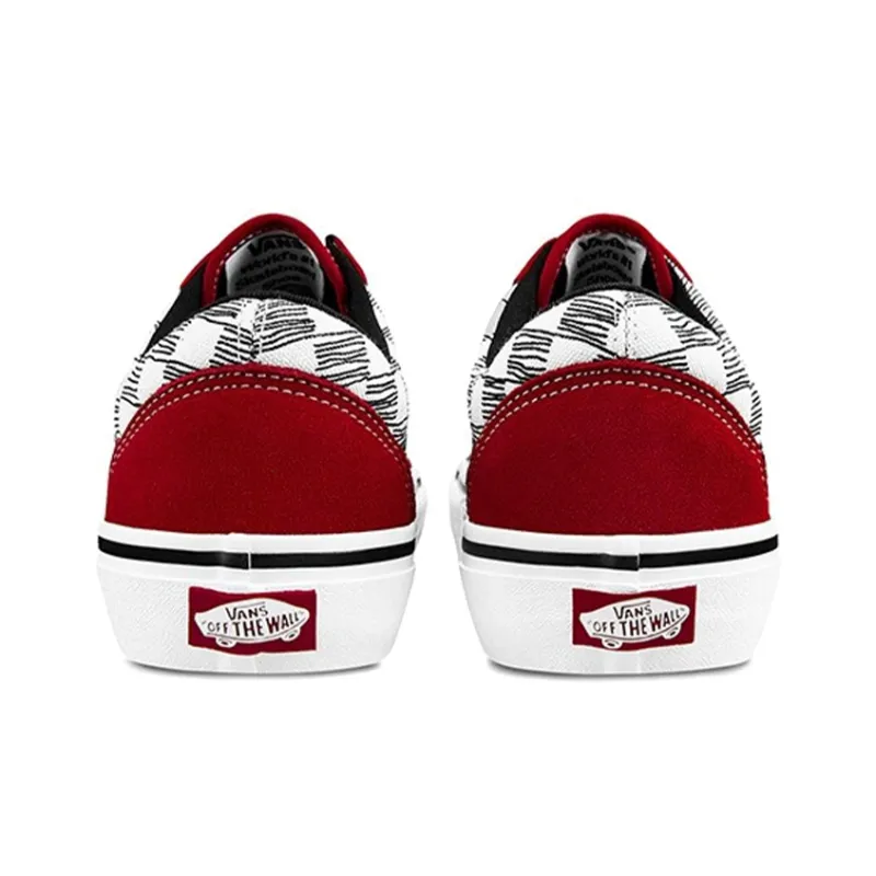 Vans Old Skool Red/Black/White-4