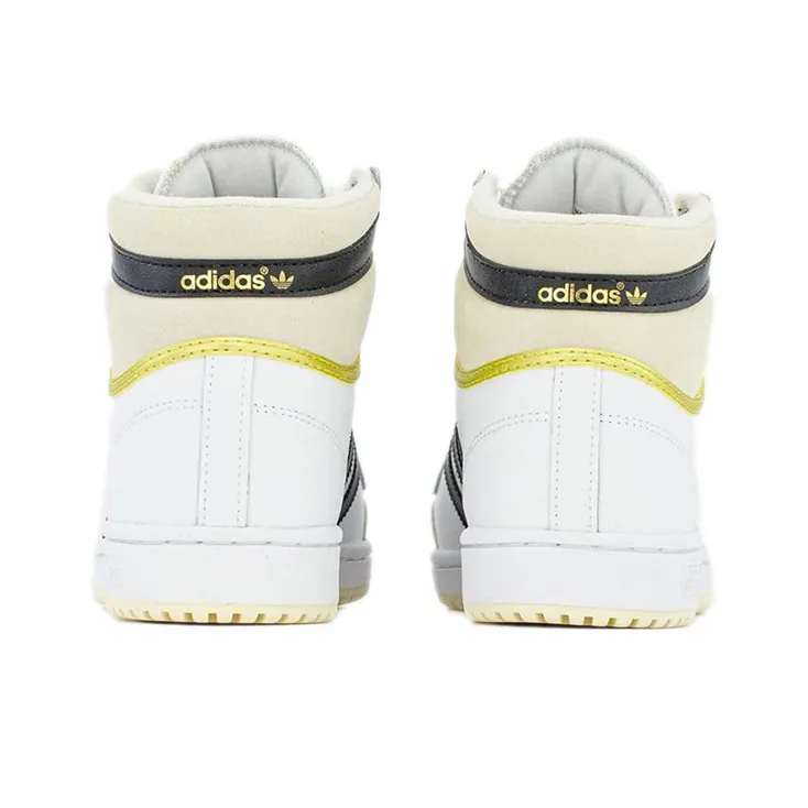 Top Ten Adidas Originals High 'White Black Gold'-3