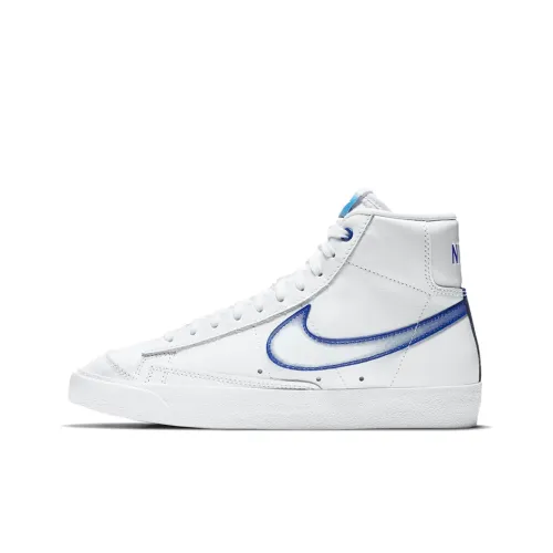 Nike Blazer Mid Airbrush White Royal Women's