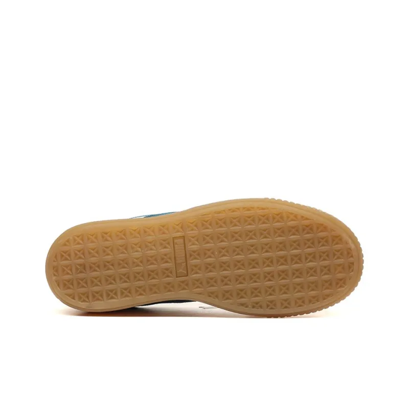 PUMA Suede Platform Core Grey/Blue/Gum Women's-4