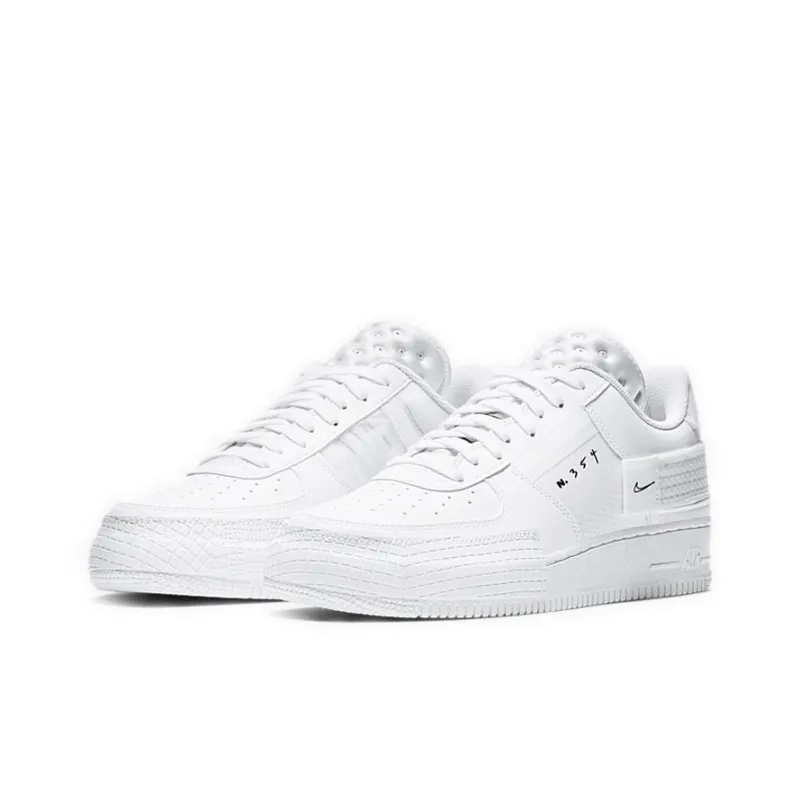 Nike Air Force 1 Low Type 2 Triple White-2