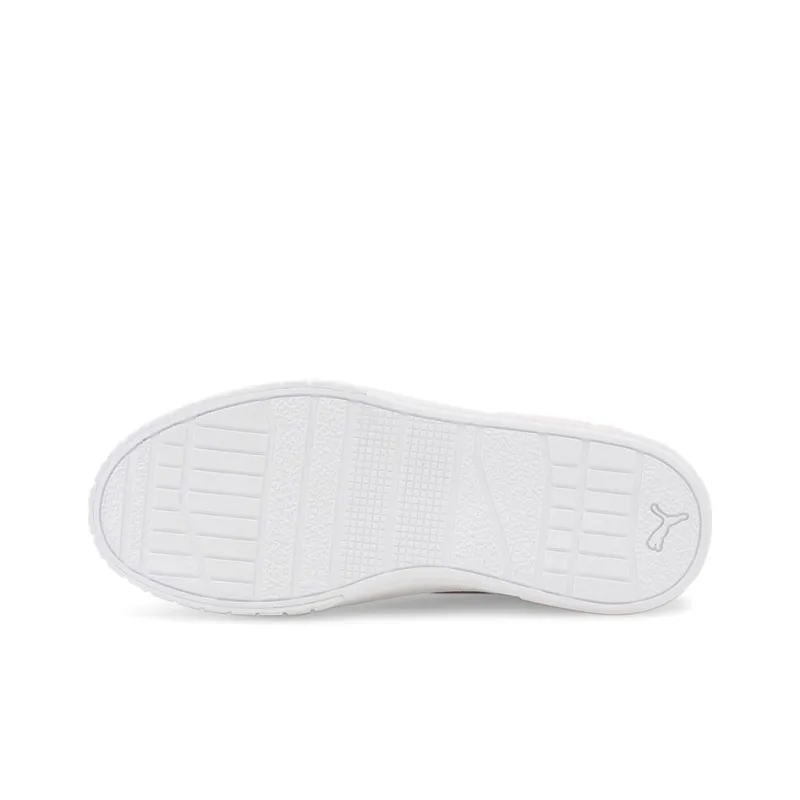 PUMA Cali Star Anti-Slip Wear-Resistant Low-Top Skateboard Shoes Women's White Purple Pink-4