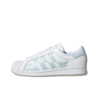Superstar Adidas Originals 'Split   White Halo Blue'