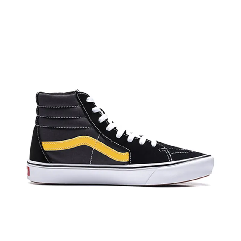 Vans ComfyCush SK8 Hi 'Black Yellow'-1