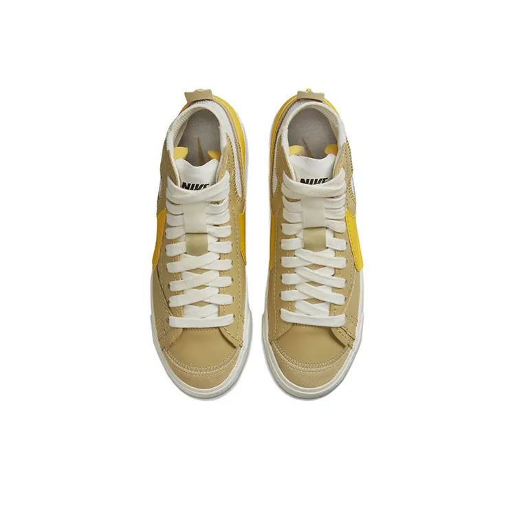 Nike Blazer Mid 77 Jumbo Wheat Grass Vivid Sulfur Sail Women's-3