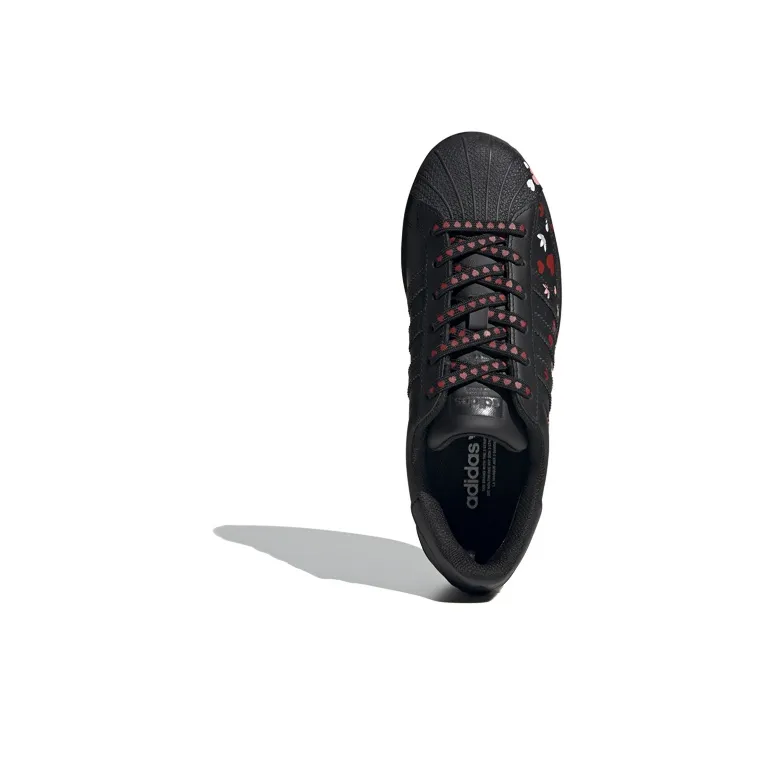 Adidas Superstar Valentine's Day Black Women's-4