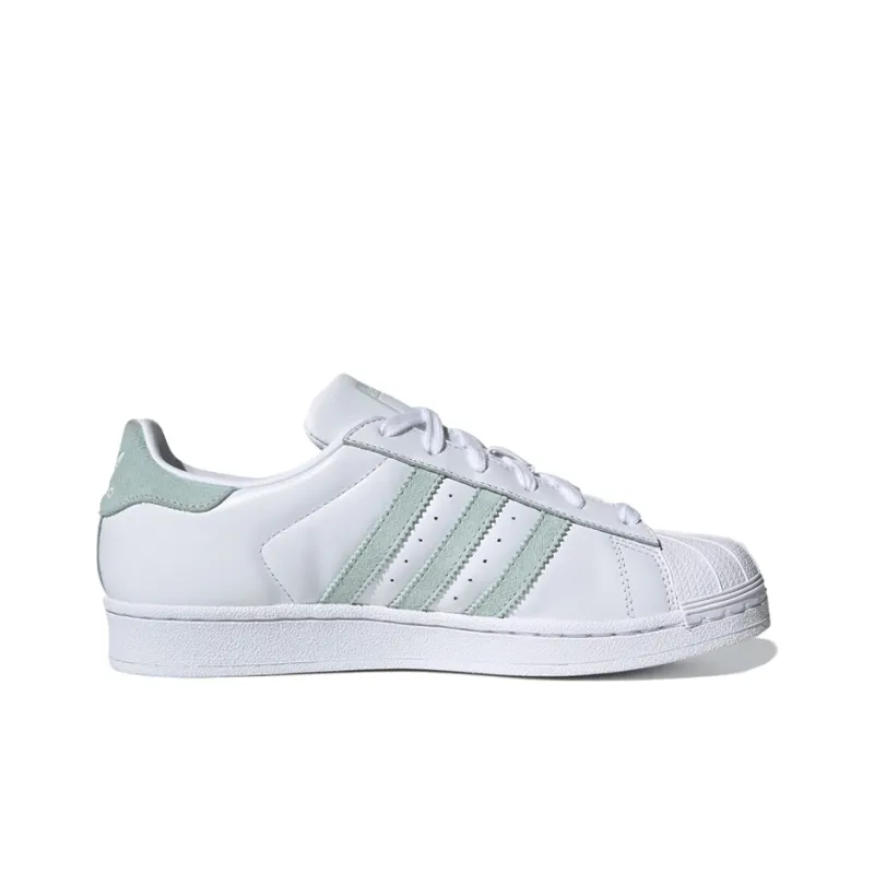 Adidas Women's Superstar 'White Vapour Green' Women's-1