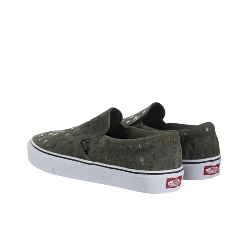 Vans Classic Slip On Dark Green-2