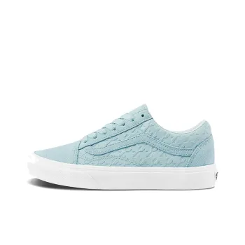 Vans Old Skool Breathable Lightweight Wear resistant Low Tops Casual Skateboarding Shoes Blue Light Blue