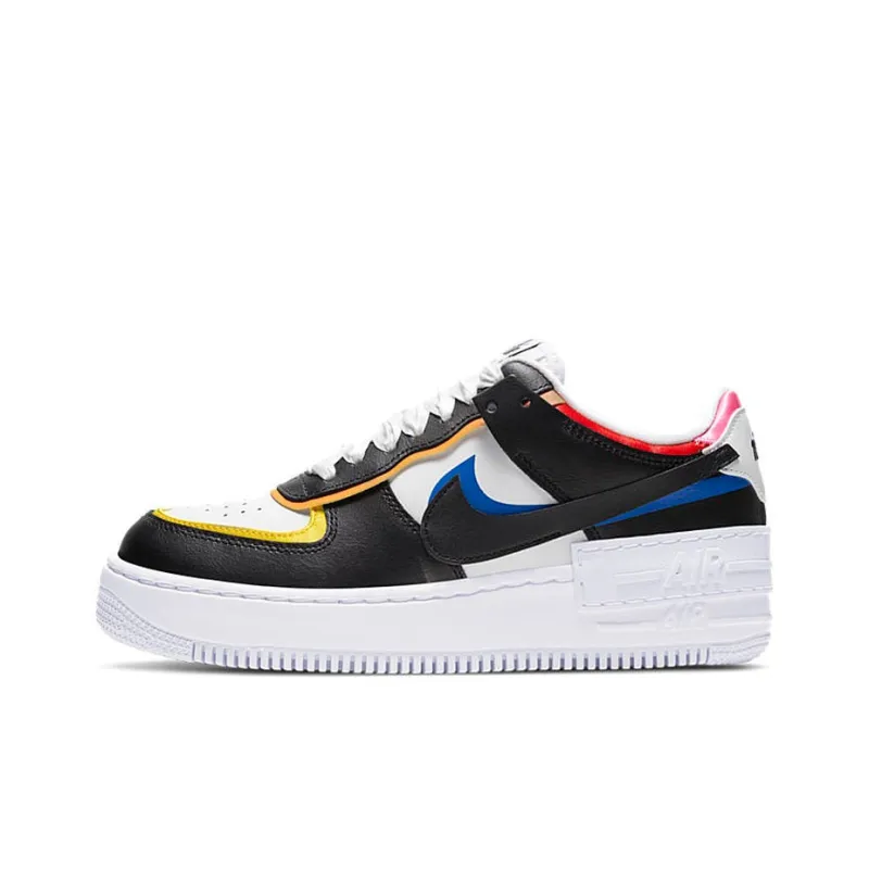 Nike Air Force 1 Low Shadow White Black Multi Color Women's-0
