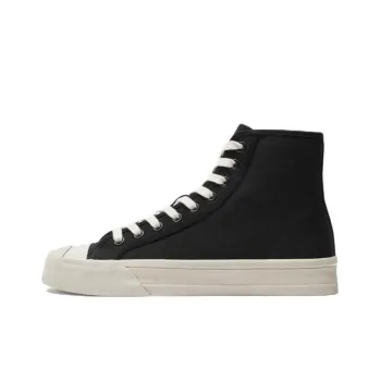 ZARA Anti-Slip Wear-Resistant High-Top Skateboard Shoes Men's Black