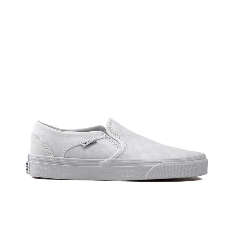 Vans Women's Asher 'White Checkerboard' Women's-1