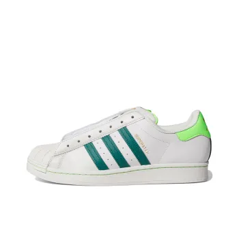 Superstar Adidas Originals Laceless 'Grey Collegiate Green'